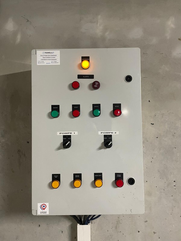 Remplacement complet d'un relevage d'eaux pluviales à Aix en Provence 