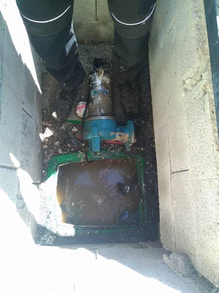 Pompe de relevage HS à cause des lingettes non bloquées par le degrilleur