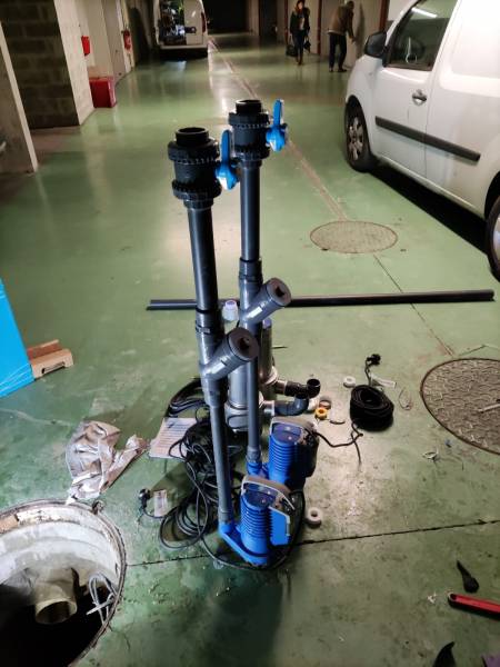 Création d'un refoulement adapté aux pompes de relevage