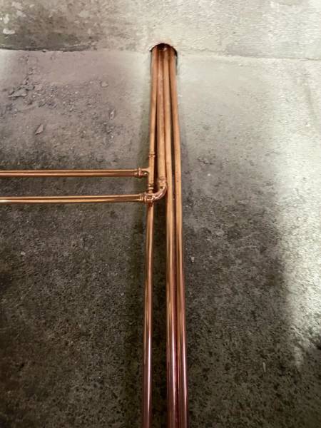 Installation de cuivre par sertissage dans une chaufferie à Aix en Provence