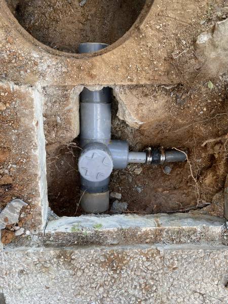 Remplacement d'une canalisation d'écoulements de w.c sur une maison à Venelles