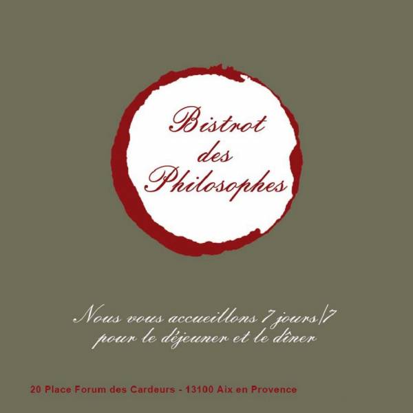 Le Bistrot des Philosophes Restaurant Aix en Provence